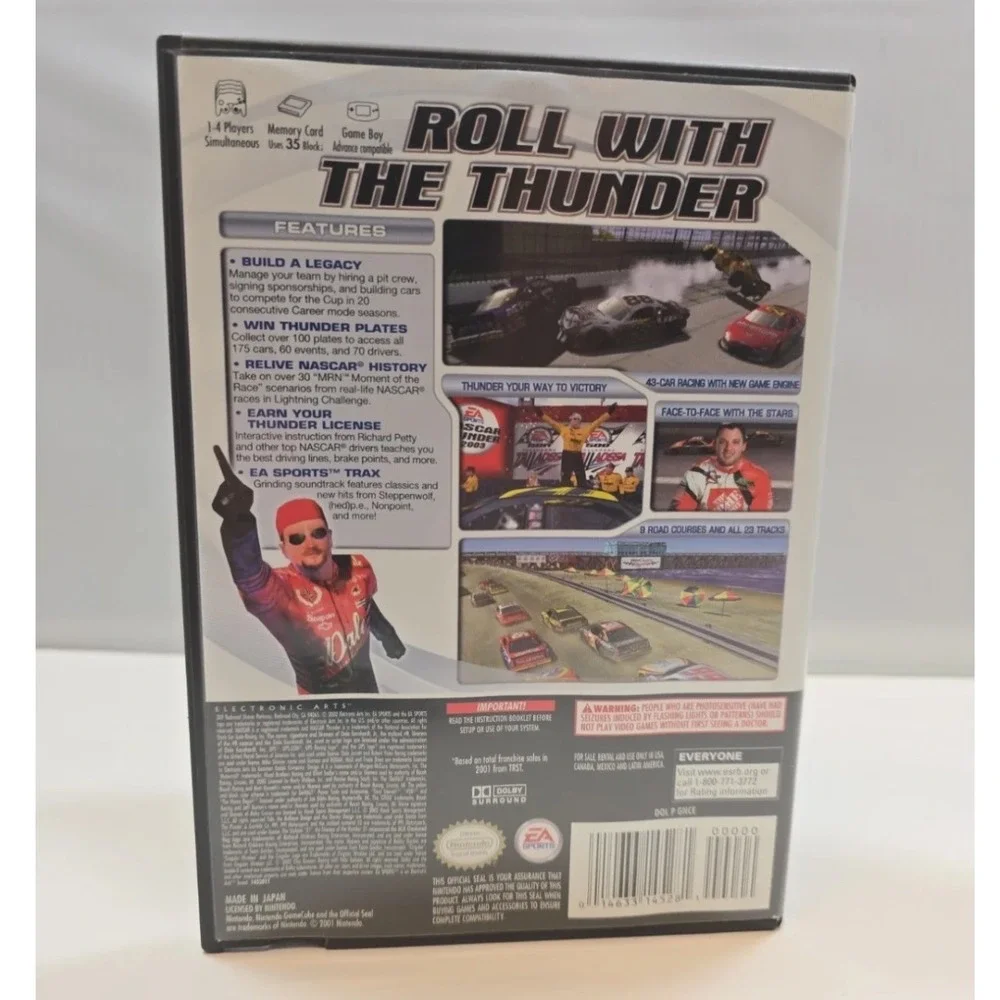 NASCAR Thunder 2003 Nintendo GameCube CIB EA Sports Racing Game DOL-GNCE-USA